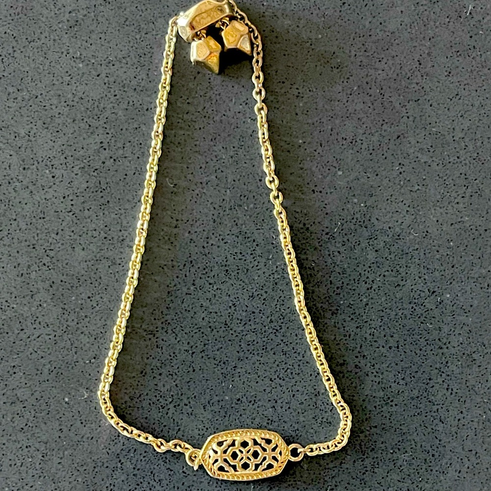 Kendra Scott Elaina Adjustable Chain Bracelet | Gold